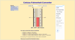 Desktop Screenshot of celsiusconverter.com